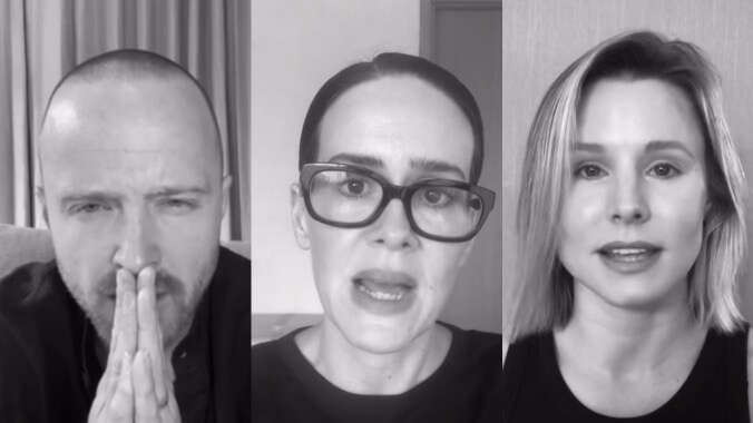 The celebs are at it again, this time with a PSA in which they "take responsibility" for racism