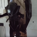 Alien is still creepy, even made out of cardboard