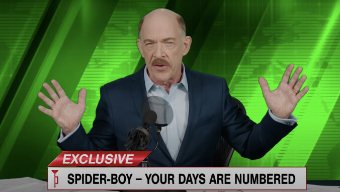 J.K. Simmons says he's already filmed the first of two more J. Jonah Jameson appearances