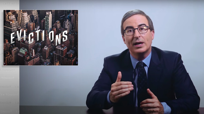 John Oliver, unlike the Senate GOP and your landlord, gives a damn that rent is due in two days