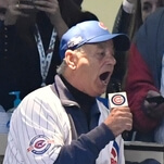 Bill Murray scream-singing "Take Me Out To The Ballgame" at Cubs fans is exactly what we needed today