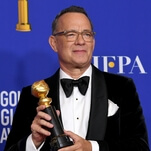 With no movies to star in, a desperate Tom Hanks resorts to selling virtual hot dogs at A's games