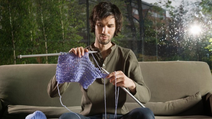 Hide your needles, hide your yarn: "The online knitting mob is real," apparently