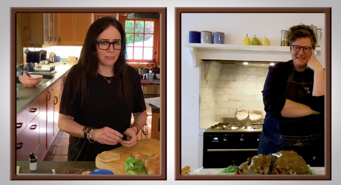 Watch Pamela Adlon and Hannah Gadsby bake sad dog cakes in a remote episode of Nailed It!