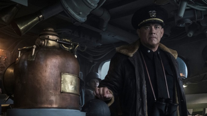 Tom Hanks anchors the compelling nautical thriller Greyhound