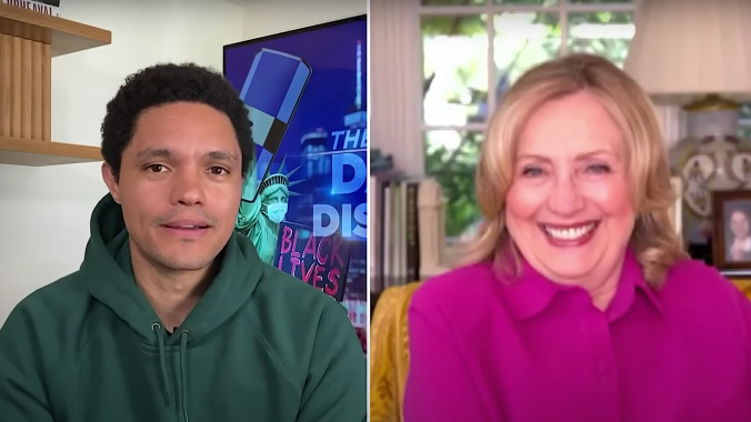 Trevor Noah mostly fails to get Hillary Clinton to say I told you so