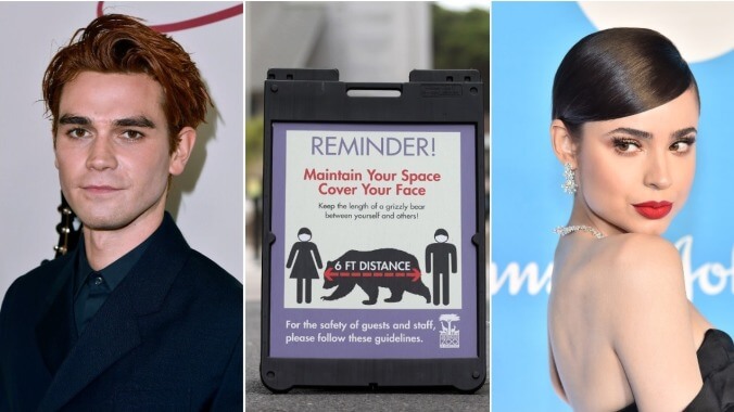 KJ Apa and Sofia Carson to star in grim pandemic movie produced by Michael Bay