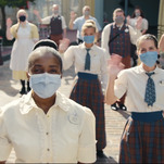 Disney World releases dystopian footage of masked employees welcoming visitors on reopening day