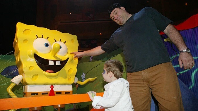 At long last, we know why James Gandolfini and SpongeBob were such good buddies