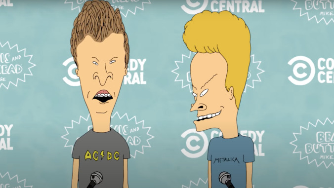 Beavis and Butt-Head answer questions about their new series in a very convincing fan edit