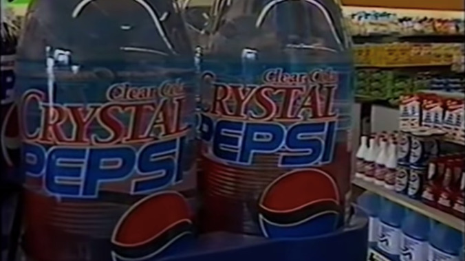 Fuck it, let's get nostalgic for Crystal Pepsi