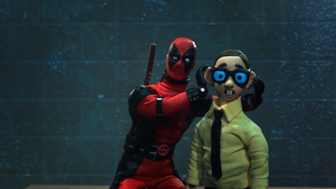 Deadpool drops by Robot Chicken to break the fourth wall in this exclusive clip