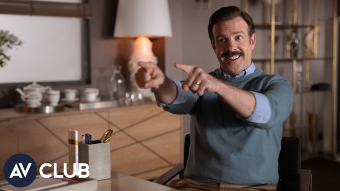 Jason Sudeikis loves playing Ted Lasso, soccer's most relentlessly optimistic coach