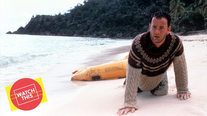 Tom Hanks and Robert Zemeckis bid a fond farewell to the 20th century with Cast Away