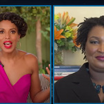 Before her DNC speech, Stacey Abrams gives Kerry Washington voter suppression survival tips