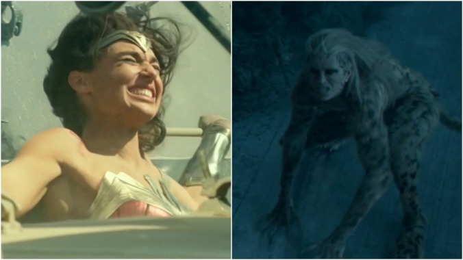 Gal Gadot shows off Kristen Wiig in Cheetah costume for first time in new Wonder Woman 1984 trailer