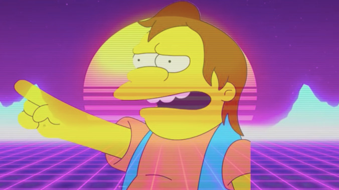 Ah, a Nelson Muntz/M83 mashup, finally