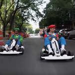 Two guys recreated Mario Kart on the streets of New York City and it somehow didn't end in tragedy