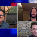 Stephen Colbert confirms that longtime pals Keanu Reeves and Alex Winter are still excellent to each other