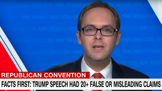 CNN's resident fact checker has been waiting his whole life for Trump's RNC speech