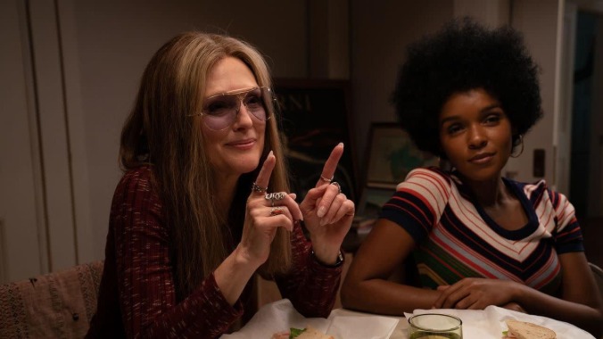 Julianne Moore is "one of those crazy women" in the trailer for Julie Taymor's Gloria Steinem road movie