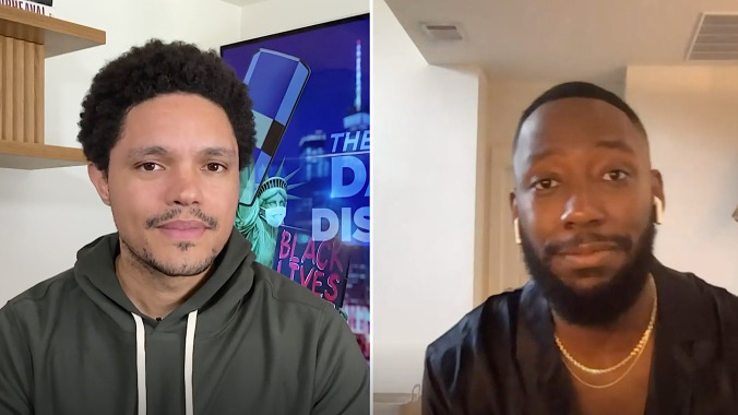 Lamorne Morris tells Trevor Noah being Black means getting Woke, ready or not