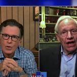 Stephen Colbert tries to act shocked at Bob Woodward's revelations of Trump's deadly COVID lies