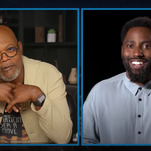 John David Washington is adorably tongue-tied in interview with "uncle" Sam Jackson