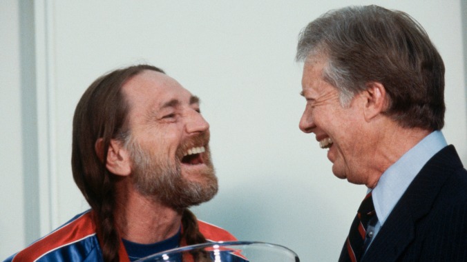 Willie Nelson and Jimmy Carter’s son smoked a bowl on the White House roof