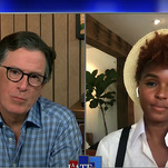 Janelle Monáe tells Stephen Colbert about friend Chadwick Boseman, finding revolution in a song