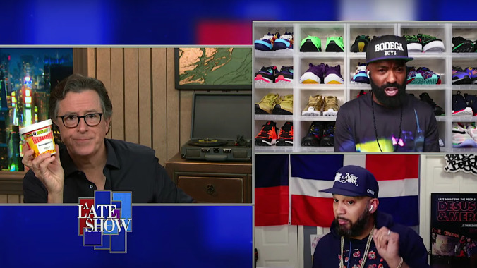 Desus and Mero stole one of Stephen Colbert's writers, but at least they brought ice cream