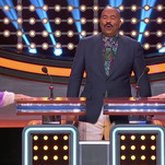 Weezer and Fall Out Boy competed on Family Feud and Steve Harvey was forced to yell "poop!"