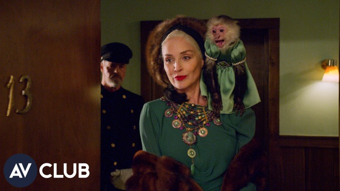 Sharon Stone on camp, eccentricity, and acting opposite a monkey for Ratched