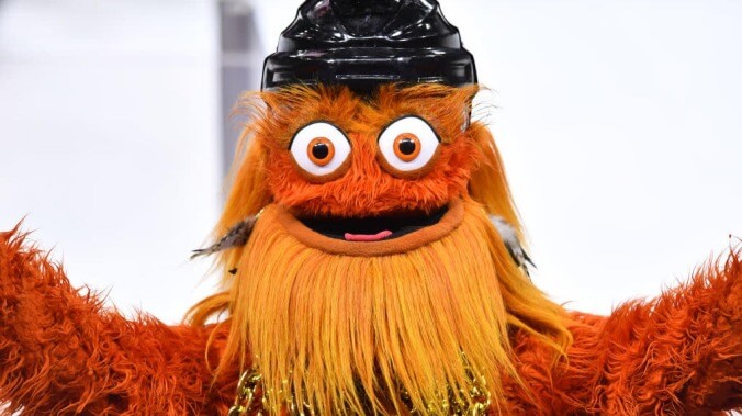 Sadly, you cannot eat the 800-pound Gritty statue made of butter