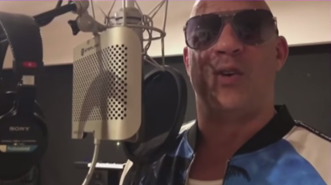 Vin Diesel, actor and breakdancing legend, hopes you "Feel Like I Do" on his first dance track