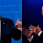 Biden casts Trump as the crybaby emoji following last night's sloppy debate