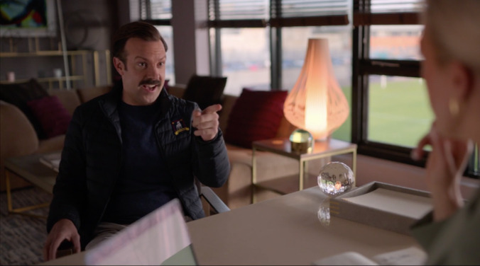 Ted Lasso prepares for the end of the season in this exclusive clip