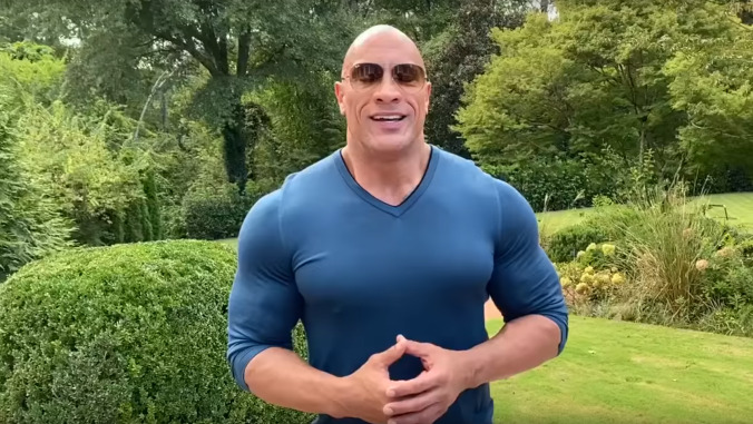 Now that The Rock has endorsed Biden, children are allegedly "burning his movie's"