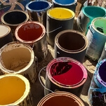 Please enjoy a man's endless quest to guess paint colors during the mixing process