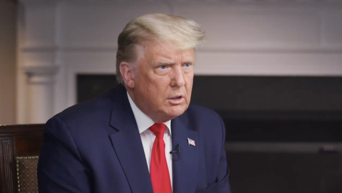 Trump shares unedited footage of him storming out of his 60 Minutes interview early like a baby