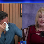 Dolly Parton sings superfan Stephen Colbert to a good old cleansing cry