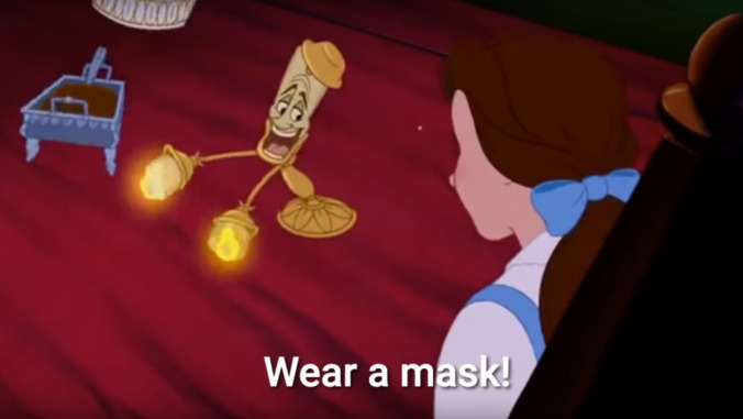 "Wear A Mask" arrives, claiming the honor of world's second-best "Be Our Guest" parody