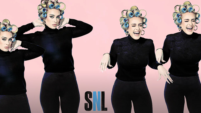 Adele ably lets her hair down on a fitfully amusing Saturday Night Live