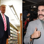 Sacha Baron Cohen thanks Donald Trump for "the free publicity for Borat"