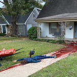 Man's Halloween decorations so good that the cops keep getting called to his house