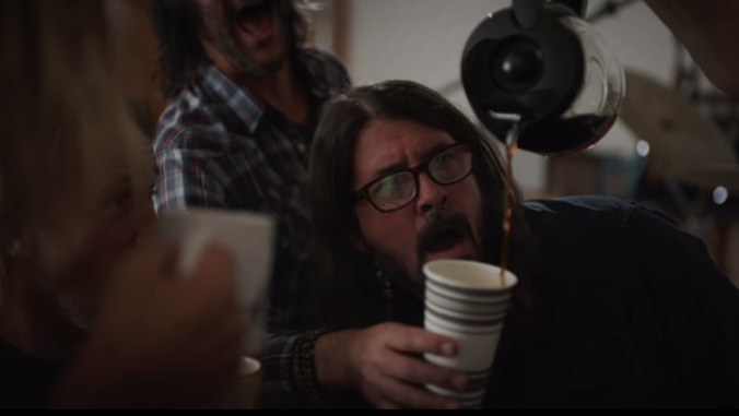 Foo Fighters drop new video… about Dave Grohl's coffee addiction