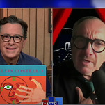Elvis Costello reads superfan Stephen Colbert his lyrics for the perfect Trump rally anthem