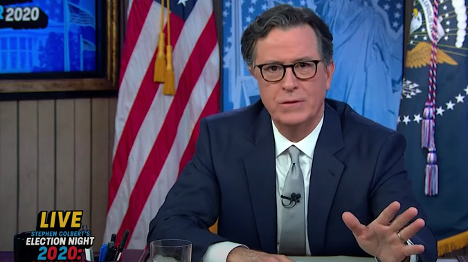 Stephen Colbert: “It’s actually a good thing we don’t know who won yet”