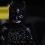 Brood with a toy Dark Knight in this Lego recreation of The Batman's trailer