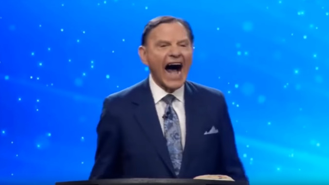 Televangelist goblin and Trump supporter Kenneth Copeland can't stop laughing at Joe Biden's win